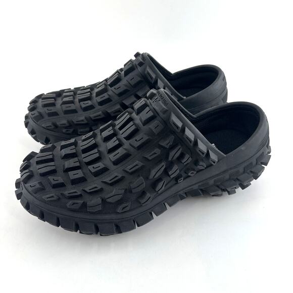Balenciaga Men\'s Black Logo Defender Clogs Size 11 main image 9